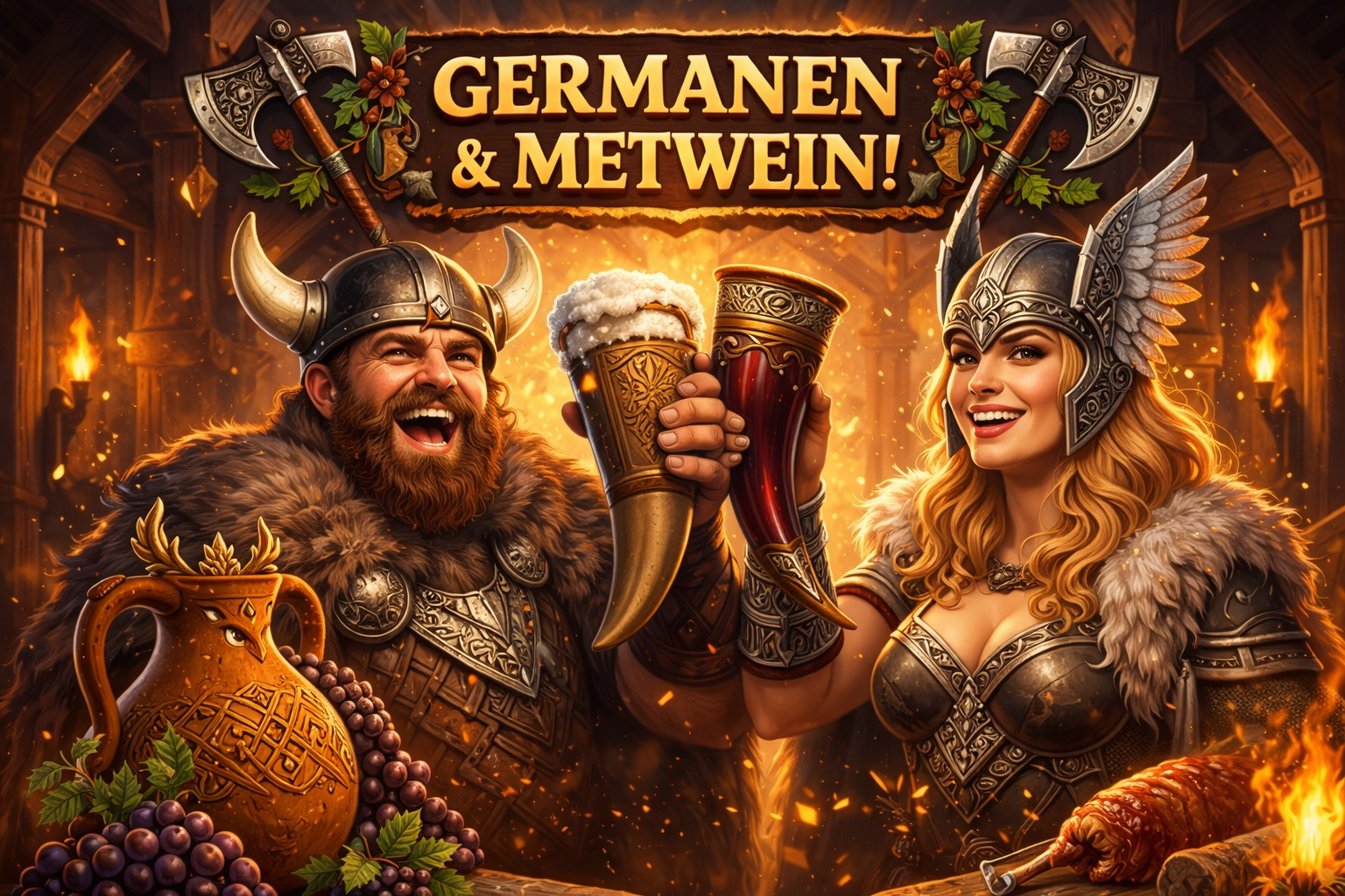 ⚔️ Motivshirts – Germanen & Metwein
