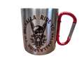 Valhalla Karabiner Tasse Edelstahl 200ml – Outdoor Becher mit Karabiner