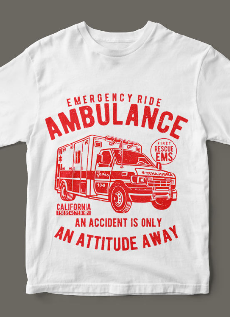 Premium Unisex T-Shirt – Weiss Ambulance