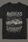 🖤 Premium Unisex T-Shirt – Armericas Highways