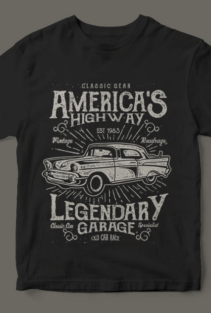 🖤 Premium Unisex T-Shirt – Armericas Highways