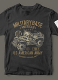 🖤 Premium Unisex T-Shirt – Army Jeep