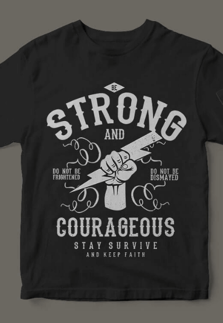 🖤 Premium Unisex T-Shirt – Be Strong