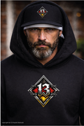 13er Biker Snapback Cap – Lucky 13 5-Panel Flatpeak