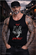 Bikers Fightwear – Lone Wolf Tank Top – Schwarz