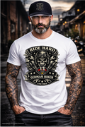 Ride Hard German Biker – Live Free Premium T-Shirt