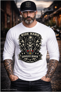 Ride Hard German Biker – Live Free Langarm Shirt