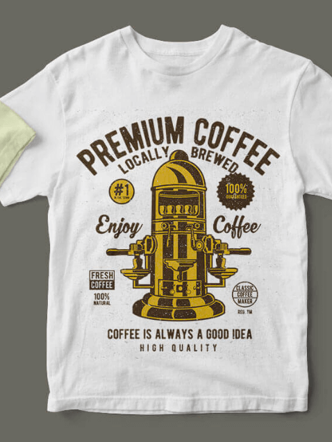 Premium Unisex T-Shirt – Weiss Classic Coffee Maker