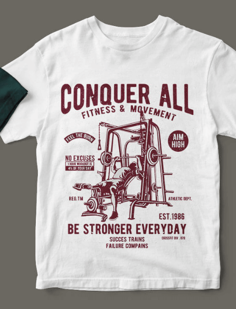 Premium Unisex T-Shirt – Weiss Conquer All