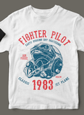 Premium Unisex T-Shirt – Weiss Fighter Pilot