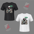 Street Styler Premium Unisex T-Shirt – Schwarz & Weiss