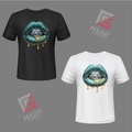 Diamond Lips Premium Unisex T-Shirt – Schwarz & Weiss