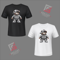 BRO Teddy Premium Unisex T-Shirt – Schwarz & Weiss