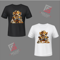 Money Teddy Premium Unisex T-Shirt – Schwarz & Weiss