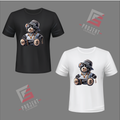MOSCHINO Teddy Premium Unisex T-Shirt – Schwarz & Weiss