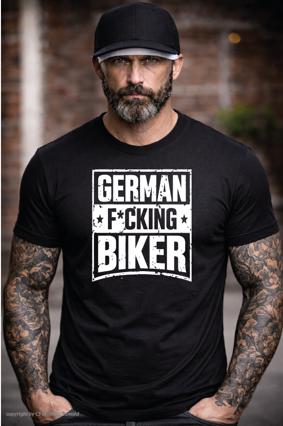 German F*cking Biker Premium T-Shirt – 180g/m²