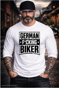 German F*cking Biker Langarm Shirt – 190g/m²