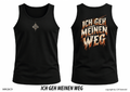 Tanktop schwarz, Vorder- und Rückansicht – MW26C9