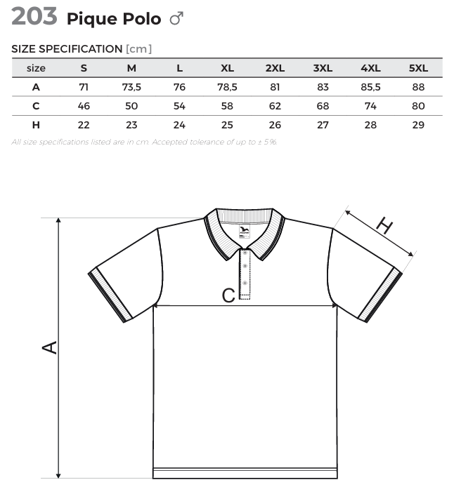 Ich geh meinen Weg – Poloshirt – Statement-Design in Creme und Orange