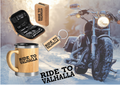 RIDE TO VALHALLA Geschenk Set Premium - Werkzeugset + Thermotasse + Schlüsselanhänger
