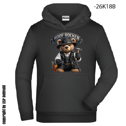 Roof Rocker Teddy Kinder Hoodie