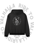 Valhalla Kapuzen Sweater – Premium Hoodie für freie Seelen | Schwarz
