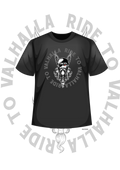 Valhalla T-Shirt Schwarz – Premium Baumwolle 190g/m² | S-5XL