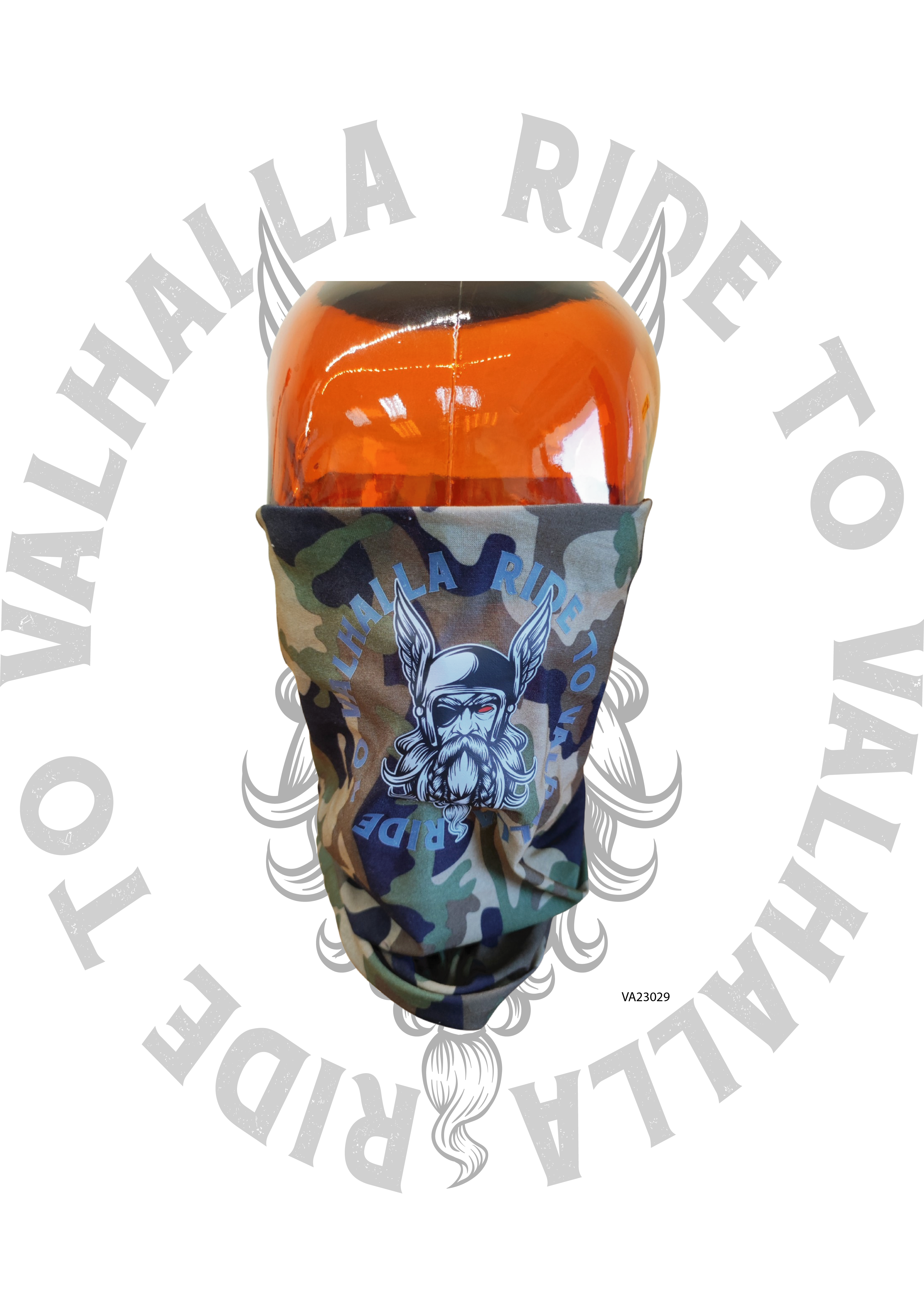Valhalla Morf® Multifunktionstuch – Atmungsaktiv & Nahtlos | Schwarz & Camo