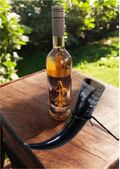 LOKI Göttertrunk Met-Wein & Wikinger Trinkhorn Geschenkset