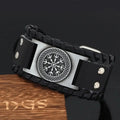 Runen Wikinger Armband – Unisex Schwarz