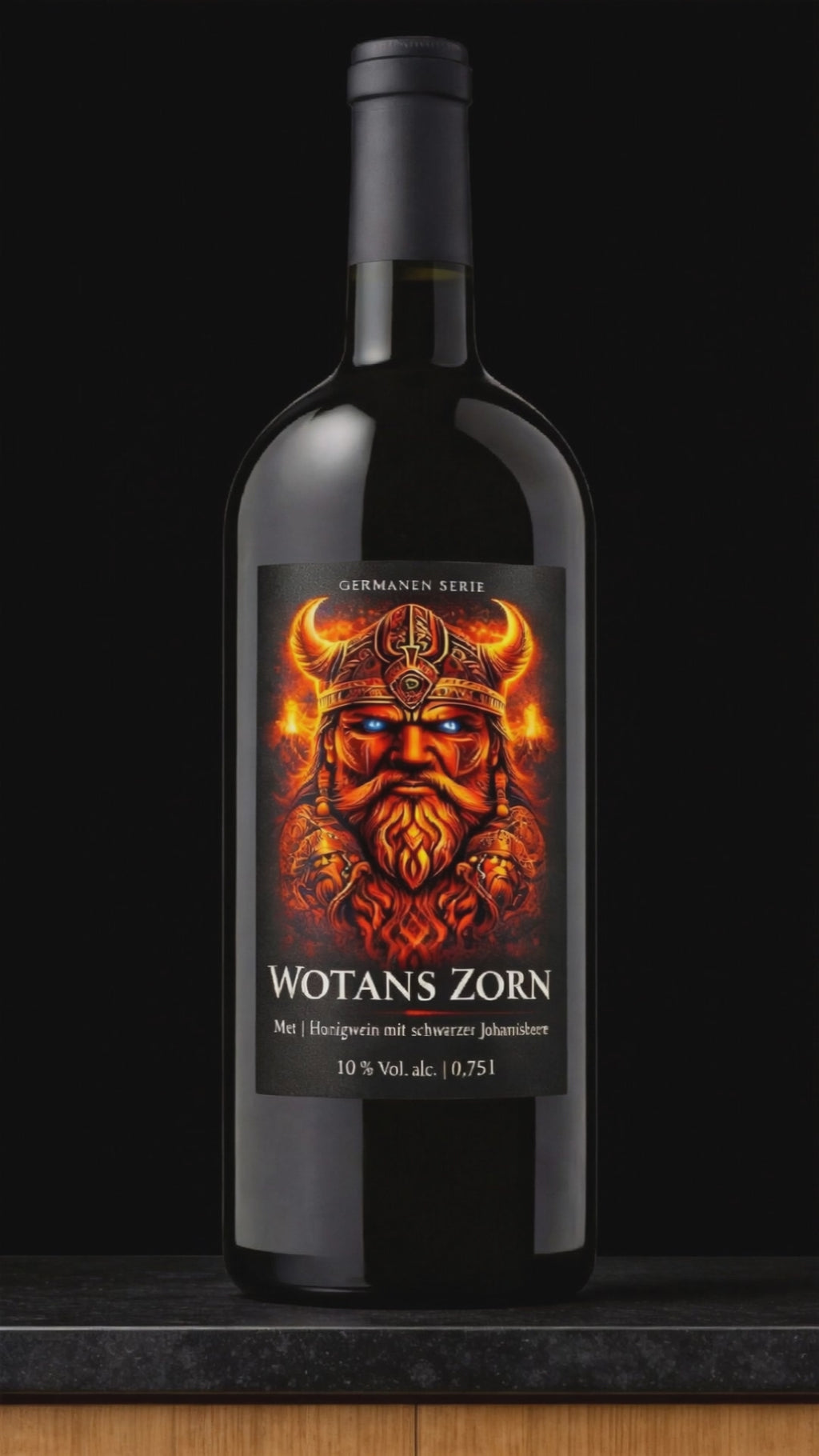 WOTANS ZORN – Fruchtmet mit schwarzer Johannisbeere, 10% Vol. | 750ml