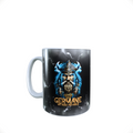 Blauer Germane Tasse – Nordische Mythologie Kaffeetasse & Teetasse Premium