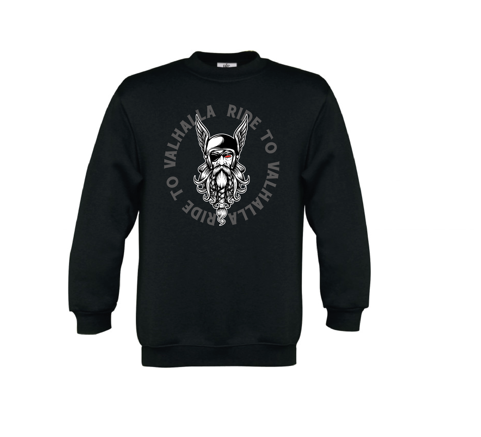 Valhalla Sweater Schwarz – Premium Pullover 280g/m² | S-5XL